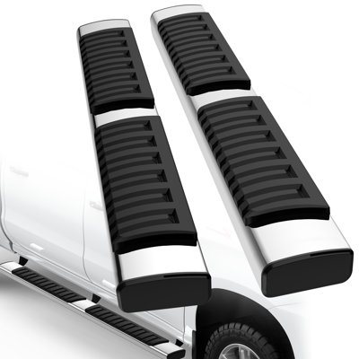 6.5 Inches Running Boards Compatible with 2015-2026 Ford F-150 Super Crew Cab ,Stainles Steel Side Steps for 2017-2022 Ford F-250 F-350 Super Duty Crew Cab