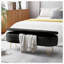 Banc de rangement rembourré en polyester Eban-861861712