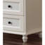 Commode décorative rustique blanche