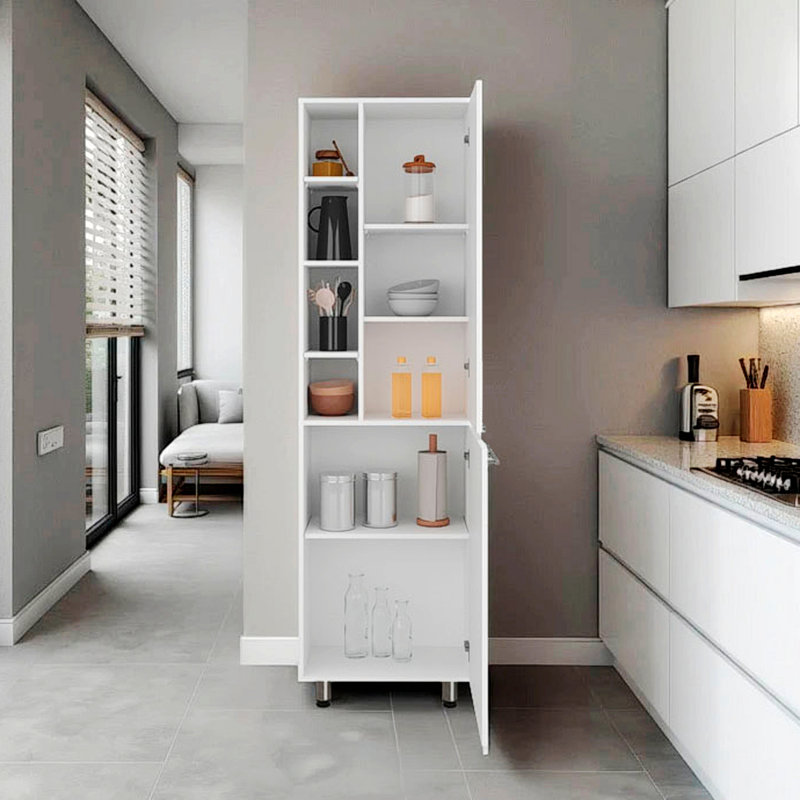 Kitchen Pantry with Storage Shelves