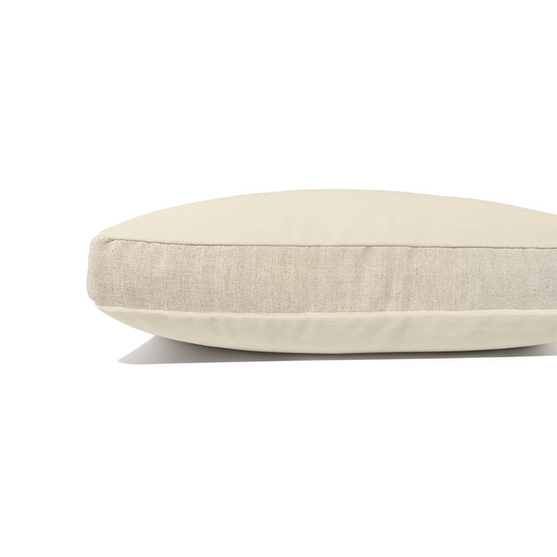 Deveraux Box II Throw Pillow, Vanilla