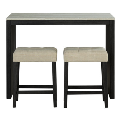 Longred 3-Piece Counter Height Dining Table Set