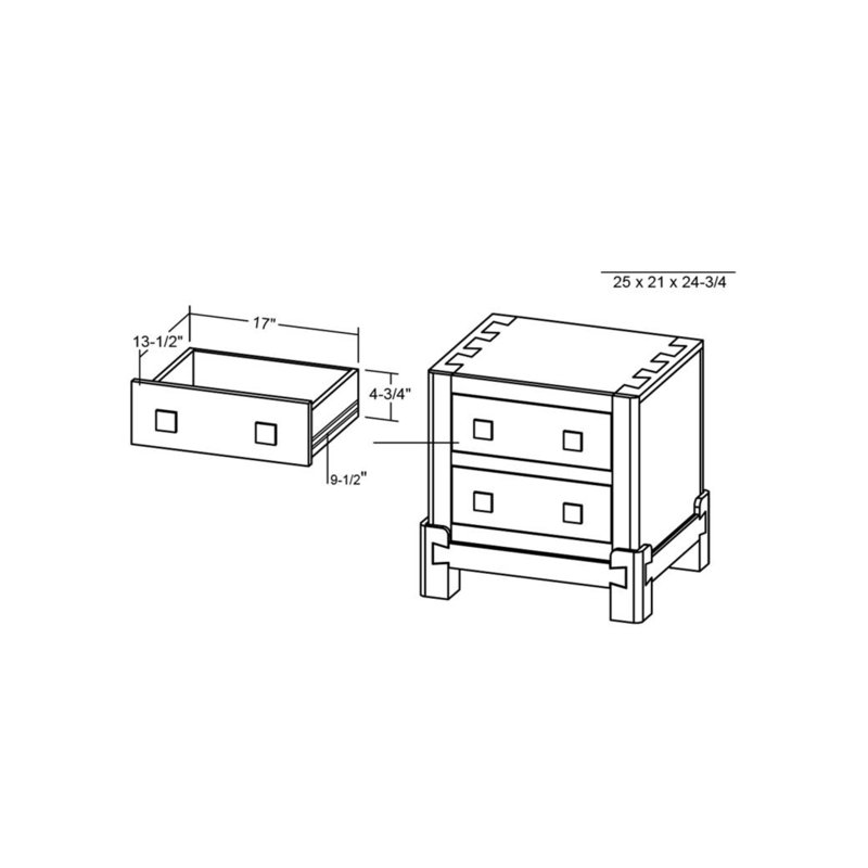 Atenas 3-Piece Bedroom Set (Bed With 2-Nightstands), King