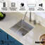 Ensemble d'évier de cuisine à simple cuve 16-1 / 2 po x 18 po en acier inoxydable Karran