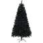 Arbre de Noël moderne non éclairé - arbre artificiel avec support en métal robuste, convenant à la maison, au bureau et à tout décor des Fêtes-385783378-385783376