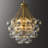 Addison 12 - Light Dimmable Tiered Glass Bubble Chandelier For Dinning Room-96432409