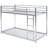 Silver Twin Over Bunk Bed With - Low For Strengthened Success Rate Metal , Safe And-1486884346-1486884347