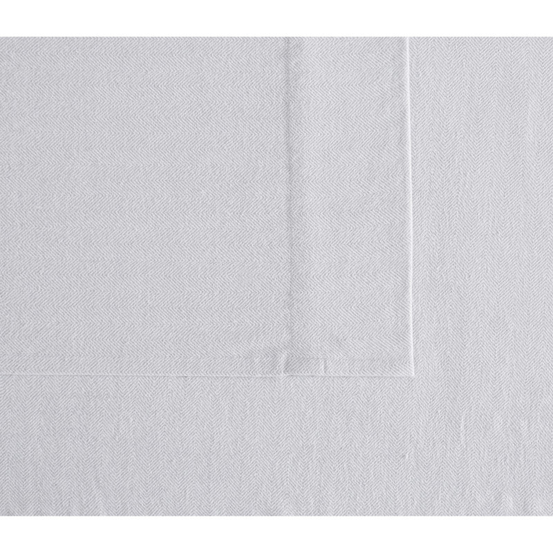 Draps en flanelle London Fog, Ensemble de draps pour lit simple avec un drap-hou