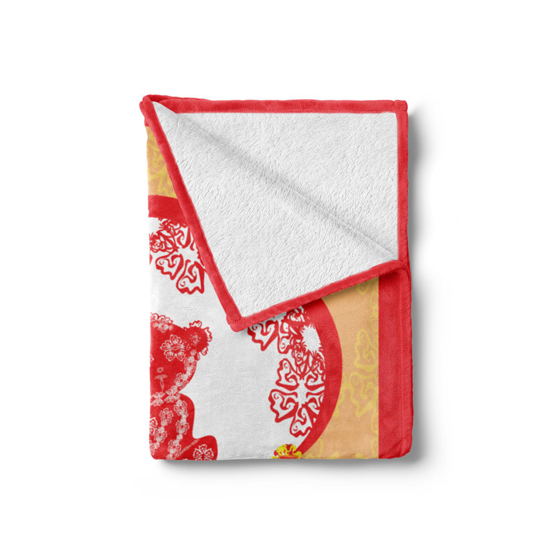 Hand Woven Throw Blanket, 70" x 90"