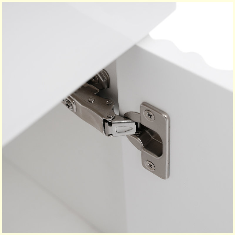 Meuble-lavabo moderne flottant avec rangement en céramique et à gauche