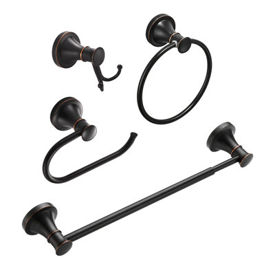 4 - Piece Bathroom Hardware Set