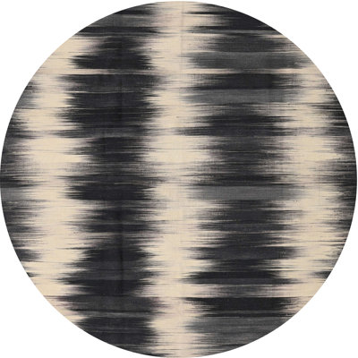 Tapis abstrait noir / beige
