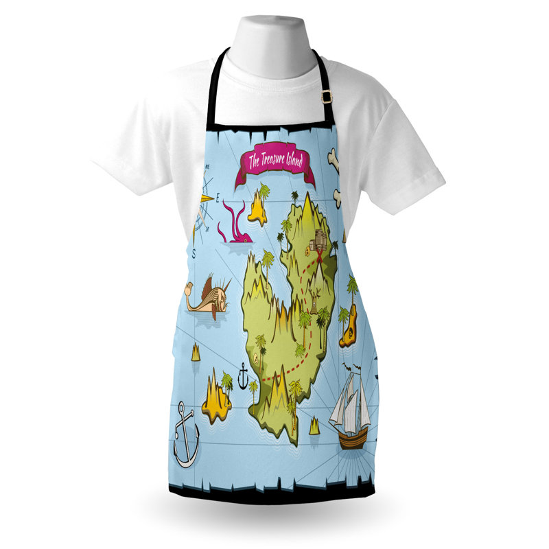 No Pattern Bib Apron