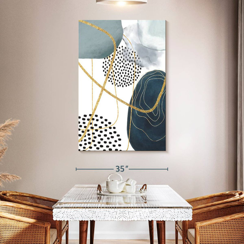Avery Shapley Blue VI, 51" H x 34" W
