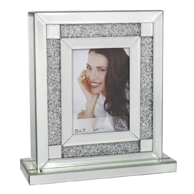 Agustin Silver Glass Shadow Box Picture Frame