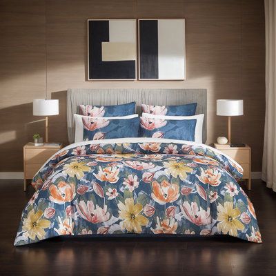 Dailynap Natural Plant Pattern Colorful Floral Bedding Set