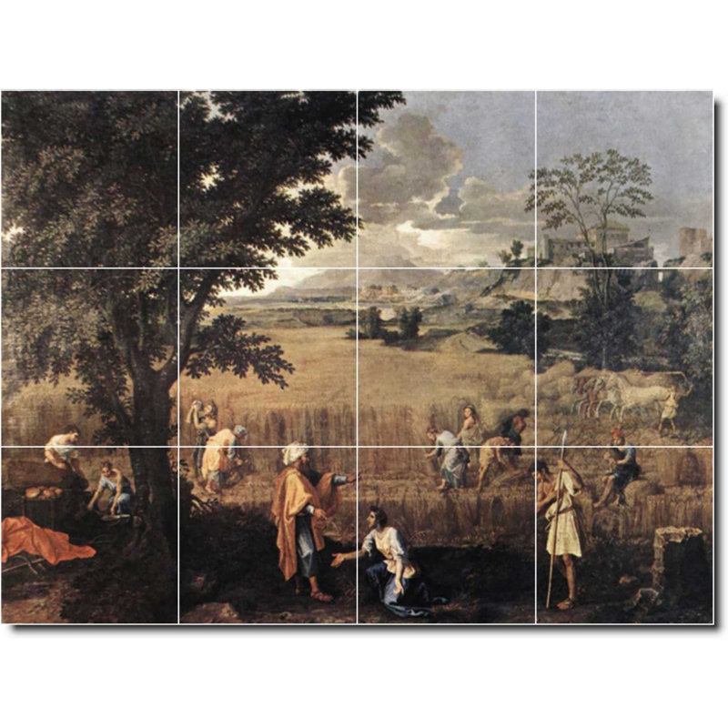 Carreau de peinture murale 24 po x 18 po 6 po x 6 po, Country 06789