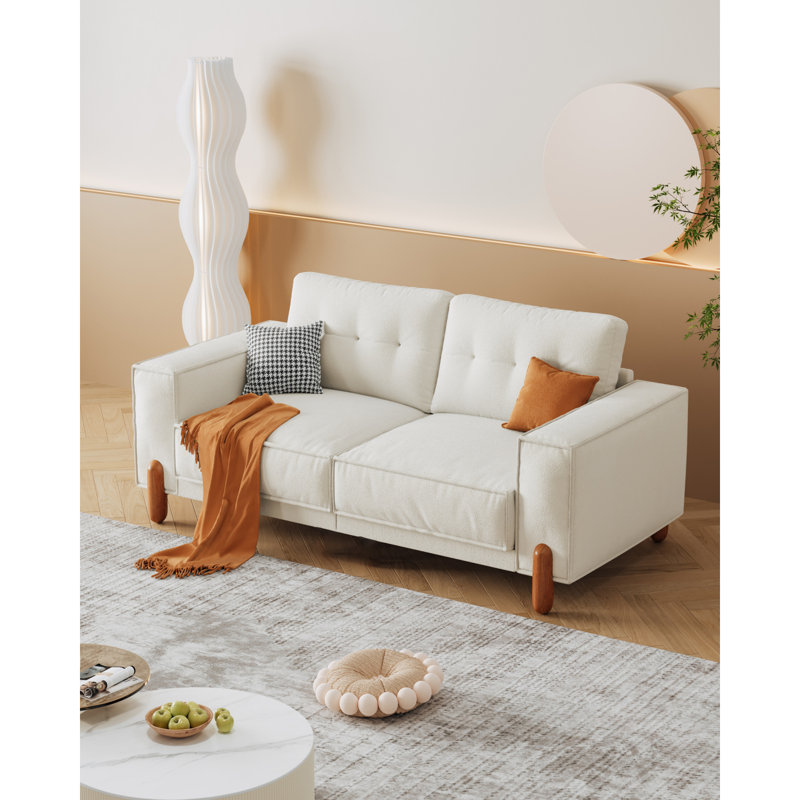 Canapé capitonné Modern, White 1
