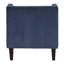 Fauteuil d'appoint en velours côtelé bleu pour espace de vie principal, pieds de finition, pièce de revêtement amovible en bleu, revêtement en bois massif, rembourrage en mousse haute-125816594