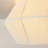 3-Light Boho Fabric Linen Diamond Pendant Light with Acrylic Diffuser