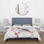 Pink/White Microfiber Duvet Cover Set-66398799