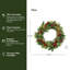 23.62 " Wreath