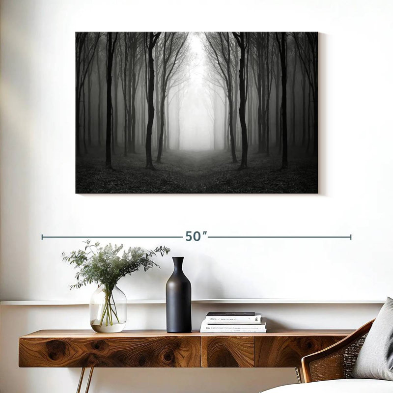 Alvord Dark Woods, 26" H x 39" W