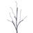 Vickerman LED Brown Frosted Twig Tree 24'' Faux Tree in Freestanding