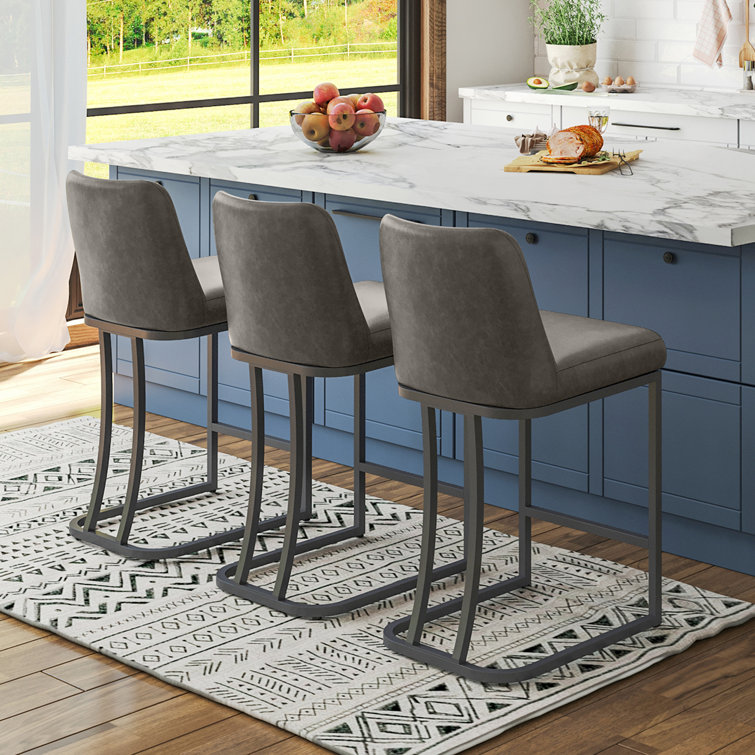 Romilio 24'' Counter Stool (Set of 3)