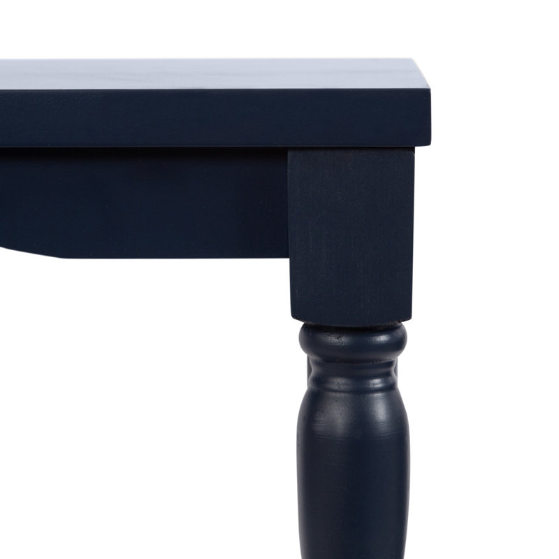 Tiered Rectangle Entryway Console Table, Navy