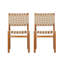 Chaise de salle à manger d'extérieur en bois d'acacia Charles-124216042