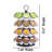 Rotatable 4-Layer Capsule Holder With Storage For 36 K-Cup Capsules, Black