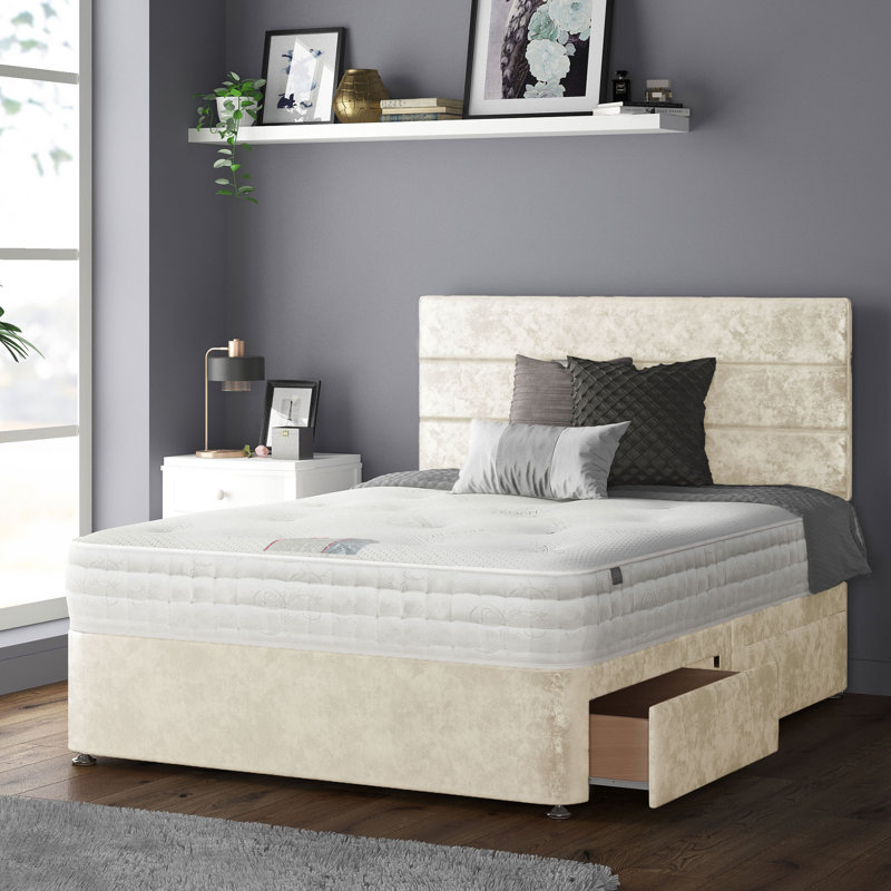 Brand Upholstered Headboard, Kingsize (5'), Cream