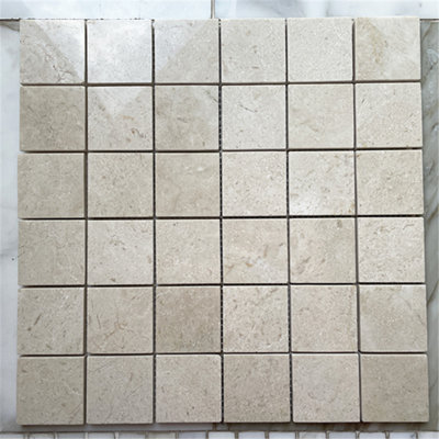 Carreau de mosaïque en marbre 12 po x 12 po