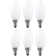 5.5 W (60W Equivalent), C11 LED, Dimmable Light Bulb, E12/Candelabra Base 2700K Soft White, Milky White