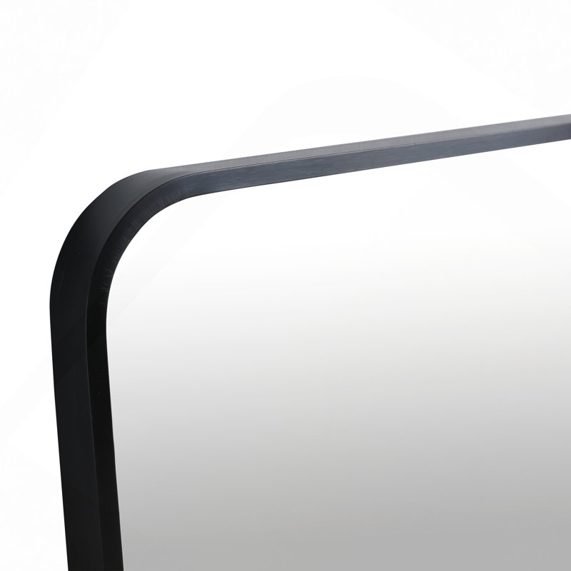 Bathroom Mirror Black Aluminum Frame
