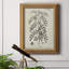 Toile encadrée de qualité botanique antique noire et blanche de qualité supérieure - prête à être accrochée-2140610874