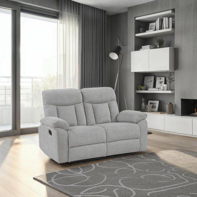 Causeuse inclinable manuelle en chenille de 61,5 po Mayodan avec structure renforcée en métal durable