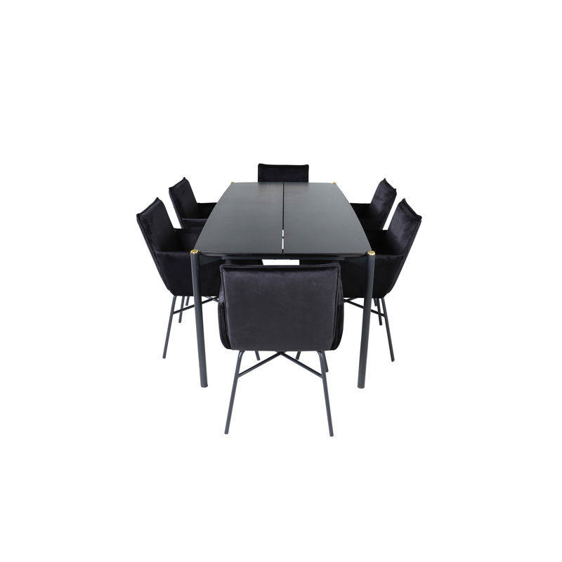 Pelle 6 - Person Dining Set