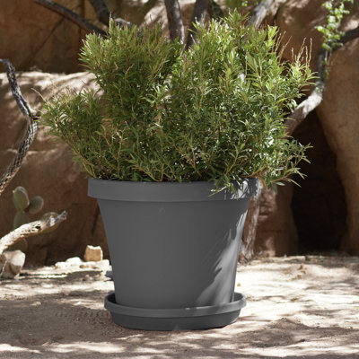 Pot à fleur intérieur / extérieur en plastique Terra