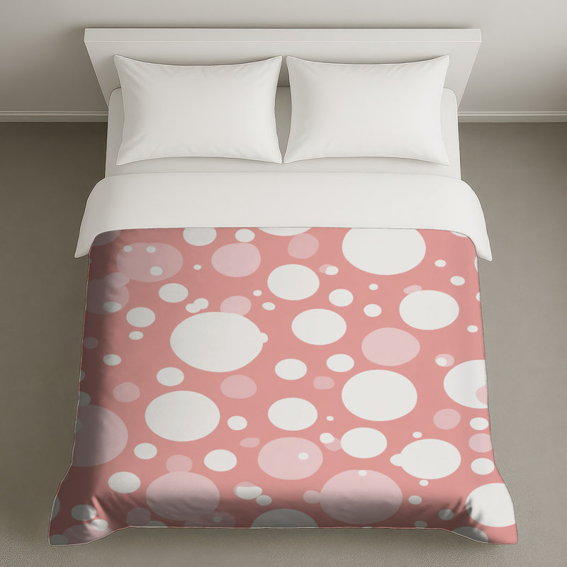 Housse de couette à pois, Grand lit