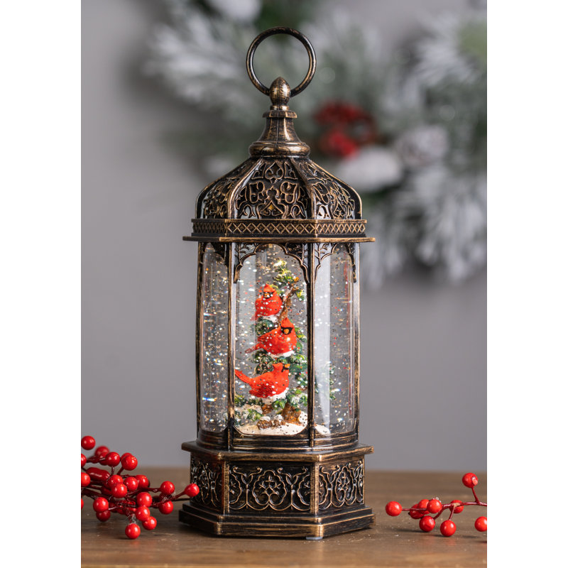 Plastic Lantern Snow Globe