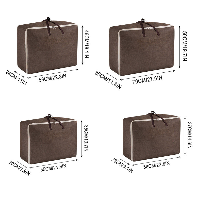 Sac de rangement pour courtepointe, Coffee