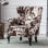 Fauteuil à oreilles large de 31,5 po Kimmie