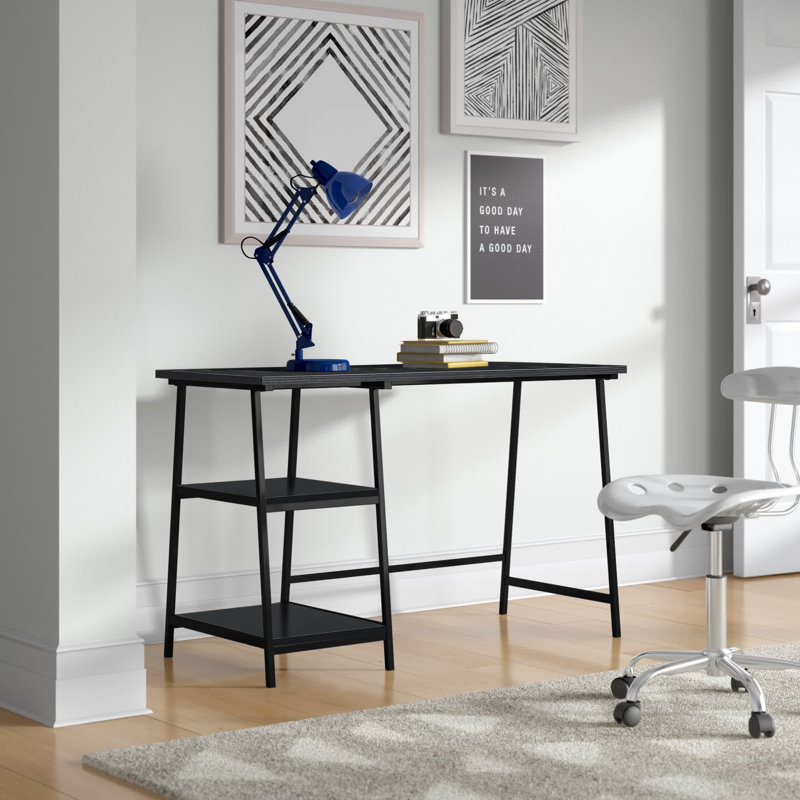 Saribek Computer Desk, Black 