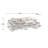 Millan 112" L Shaped Modular Sectional Sofa with Ottoman & Memory Foam-1468385777