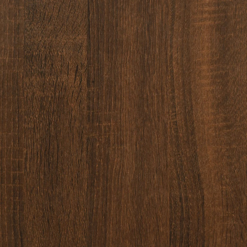  Coiffeuse moyenne en bois d'ingénierie, Chêne brun, with mirror
