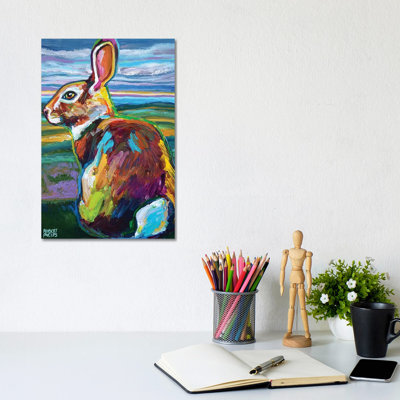 Mountain Rabbit At Dawn by Robert Phelps - Wrapped Canvas Gallery-Wrapped Canvas Giclée