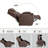 Polyester and Metal Frame Power Lift Recliner with Storage -786876506