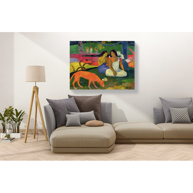 Arearea by Paul Gauguin - Wrapped Canvas Painting, 70cm H x 100cm W x 4cm D